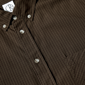 Polar Ben Poplin Longsleeve Shirt (Brown)