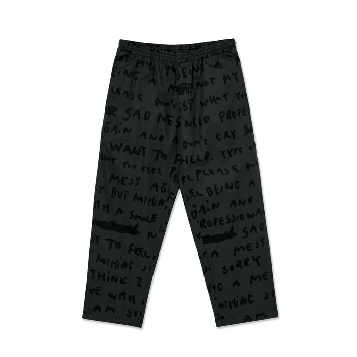 Polar - Sad Notes Surf Pants (Graphite)