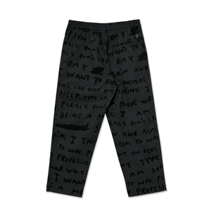 Polar - Sad Notes Surf Pants (Graphite)