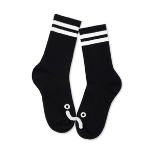 Polar Happy Sad Socks (Black)