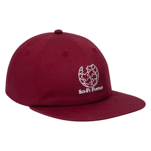 Sci-Fi Fantasy Puzzle Globe Hat - Wine