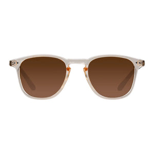 Cassette Standard Sunglasses (Champagne Tortoise, Brown Lens)