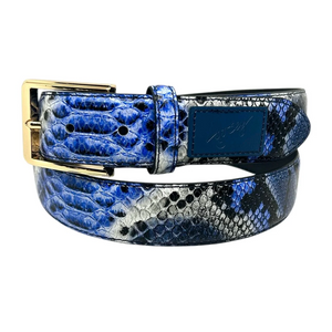 Loosey Premium Snakeskin Belt - Multi