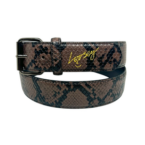 Loosey Slither Belt - Brown
