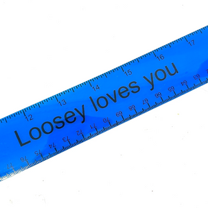 Loosey Ruler Belt - Blue