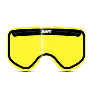 Ashbury Warlock Snowboard Goggle Lens - Yellow