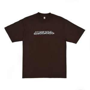 Crossroads Crushed Logo T-Shirt (Chocolate)