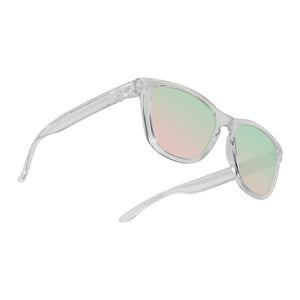 Cassette Easy Livin' X Sunglasses (Clear, Polarized Rose Mirror Lens)