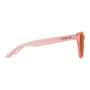 Cassette Easy Livin' X Sunglasses (Matte Pink, Polarized Amber Lens)
