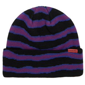 Corduroy Ripped Stripe Beanie