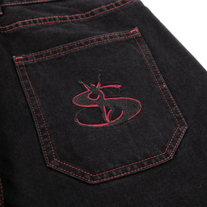 Yardsale Phantasy Jeans - Washed Black