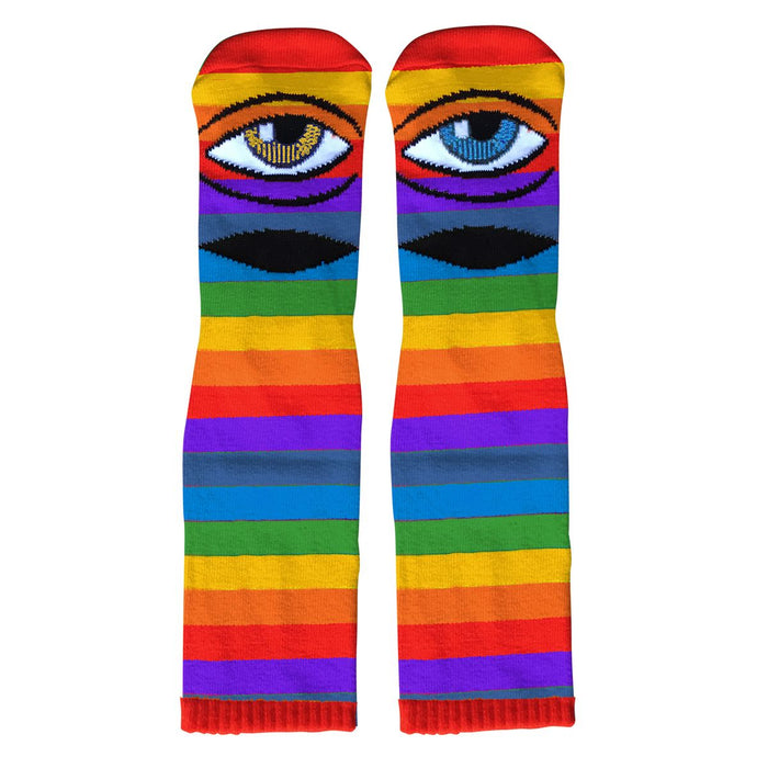 Toy Machine Sect Eye Rainbow Socks