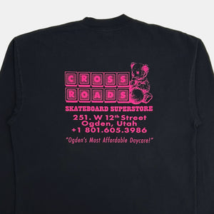 Crossroads Daycare Longsleeve (Washed Black)