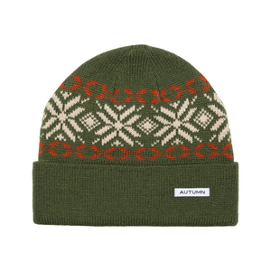 Autumn Roots Beanie Army Green