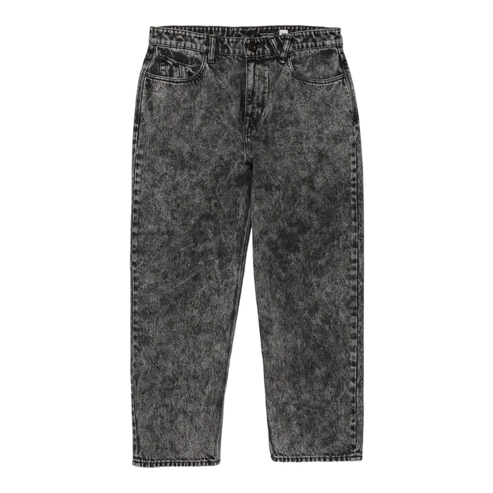 Volcom Billow Loose Tapered Fit Jeans - Light Acid Black