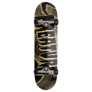 Creature Metallic Swirl Logo Skateboard Complete - 7.75