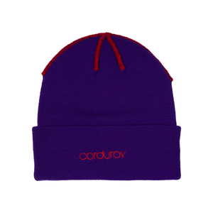 Corduroy - Inside Out Beanie (Purple)