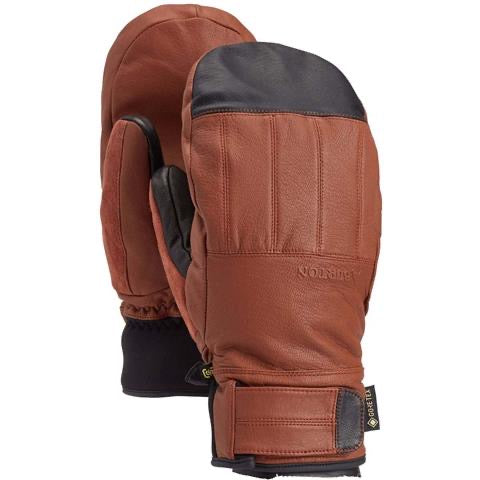 Burton Mens Gondy Gore-Tex Leather Mitt - Brown