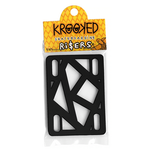 Krooked - 1/4'' Riser Pads Black