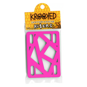 Krooked - Riser Pads 1/8'' Hot Pink